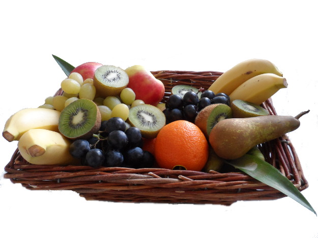 Obst enthält wichtige Nährstoffe. Obstteller