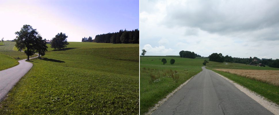 kurvige Strecken rund um Starkenhofen Radtour durch Starkenhofen
