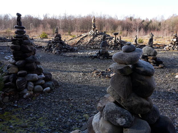 Steinlabyrinth am Rohrsee bei Bad Wurzach Steinlabyrinth bei Bad Wurzach