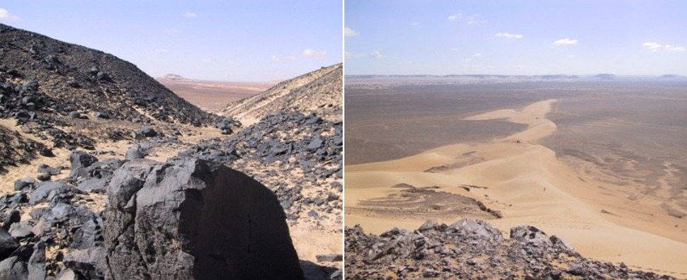 von Bahariya zur Weißen Wüste Weiße Wüste