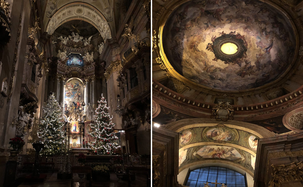 fabelhaftes Fresko der Peterskirche Fresko St. Peter Kirche