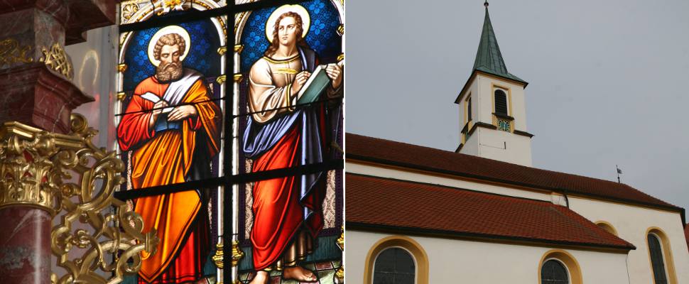 Innenraum der Ziegelbacher Kirche Ziegelbach Kirche von innen